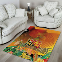 Papua New Guinea Independence Day Area Rug One People One Nation One Country LT14 - Polynesian Pride