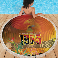 Papua New Guinea Independence Day Beach Blanket One People One Nation One Country LT14 - Polynesian Pride