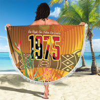 Papua New Guinea Independence Day Beach Blanket One People One Nation One Country LT14 - Polynesian Pride