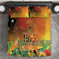 Papua New Guinea Independence Day Bedding Set One People One Nation One Country LT14 Multicolor - Polynesian Pride