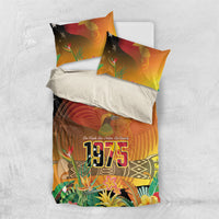 Papua New Guinea Independence Day Bedding Set One People One Nation One Country LT14 US Twin 172cm x 218cm Multicolor - Polynesian Pride
