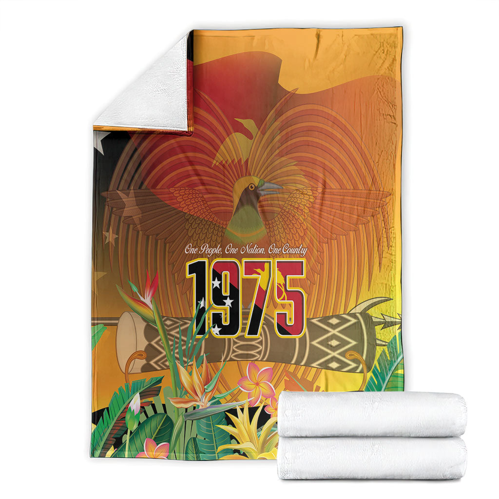 Papua New Guinea Independence Day Blanket One People One Nation One Country LT14 - Polynesian Pride