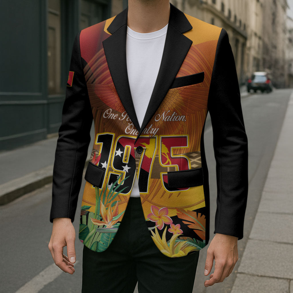 Personalised Papua New Guinea Independence Day Blazer One People One Nation One Country LT14 - Polynesian Pride