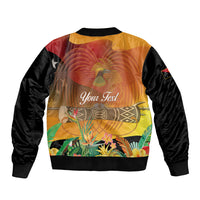 Personalised Papua New Guinea Independence Day Bomber Jacket One People One Nation One Country LT14 - Polynesian Pride