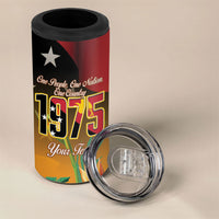 Personalised Papua New Guinea Independence Day 4 in 1 Can Cooler Tumbler One People One Nation One Country LT14 - Polynesian Pride