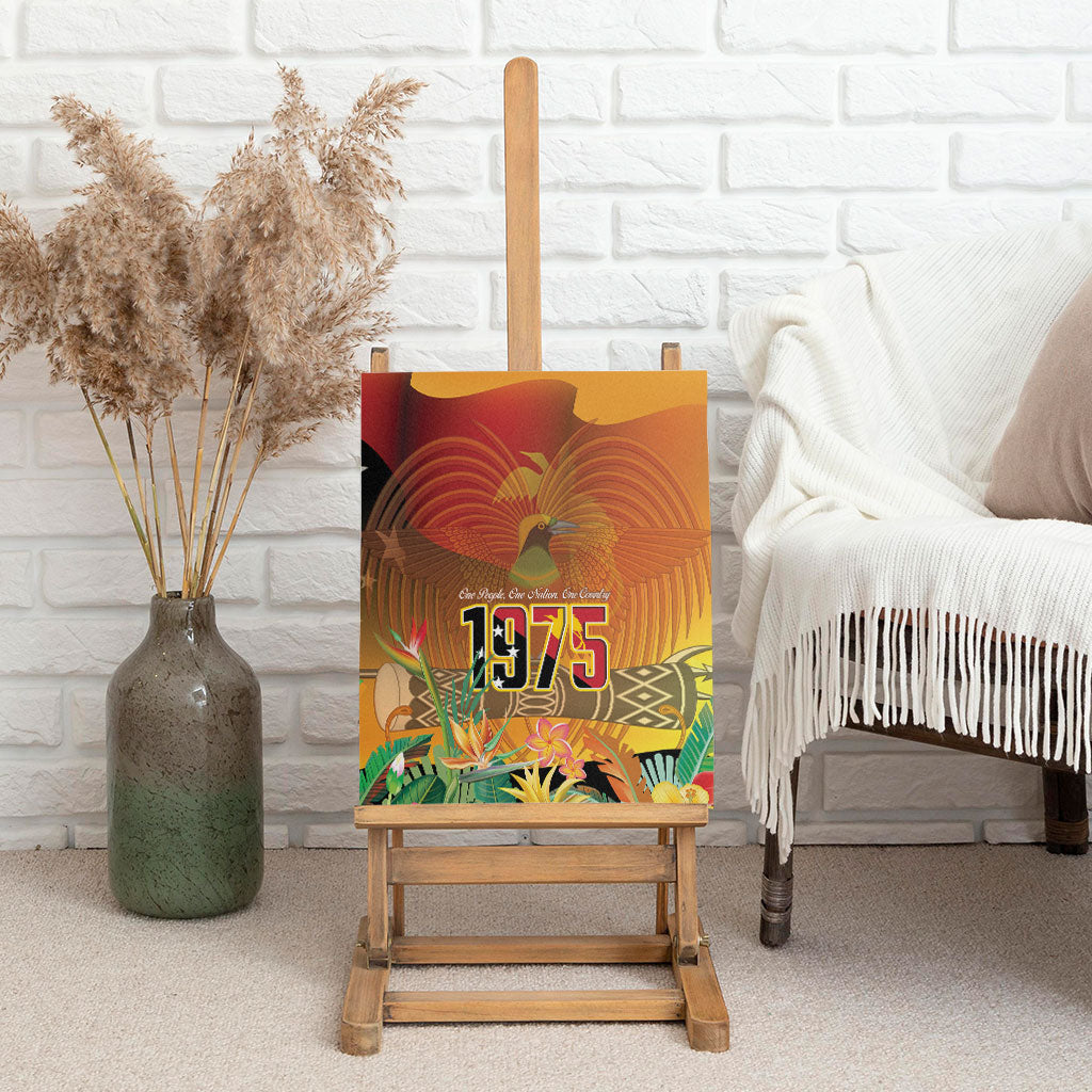 Papua New Guinea Independence Day Canvas Wall Art One People One Nation One Country LT14 - Polynesian Pride