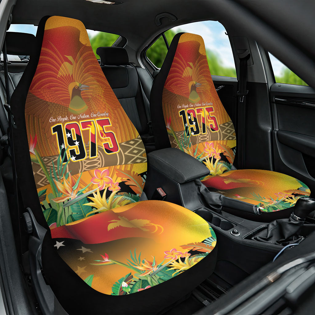 Papua New Guinea Independence Day Car Seat Cover One People One Nation One Country LT14 One Size Multicolor - Polynesian Pride