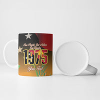 Personalised Papua New Guinea Independence Day Ceramic Mug One People One Nation One Country LT14 - Polynesian Pride