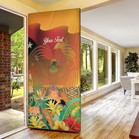 Personalised Papua New Guinea Independence Day Door Cover One People One Nation One Country LT14 - Polynesian Pride
