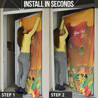 Personalised Papua New Guinea Independence Day Door Cover One People One Nation One Country LT14 - Polynesian Pride