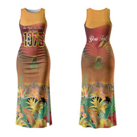 Personalised Papua New Guinea Independence Day Family Matching Tank Maxi Dress and Hawaiian Shirt One People One Nation One Country LT14 Mom's Dress Multicolor - Polynesian Pride