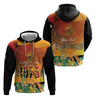 Personalised Papua New Guinea Independence Day Hoodie One People One Nation One Country LT14 - Polynesian Pride