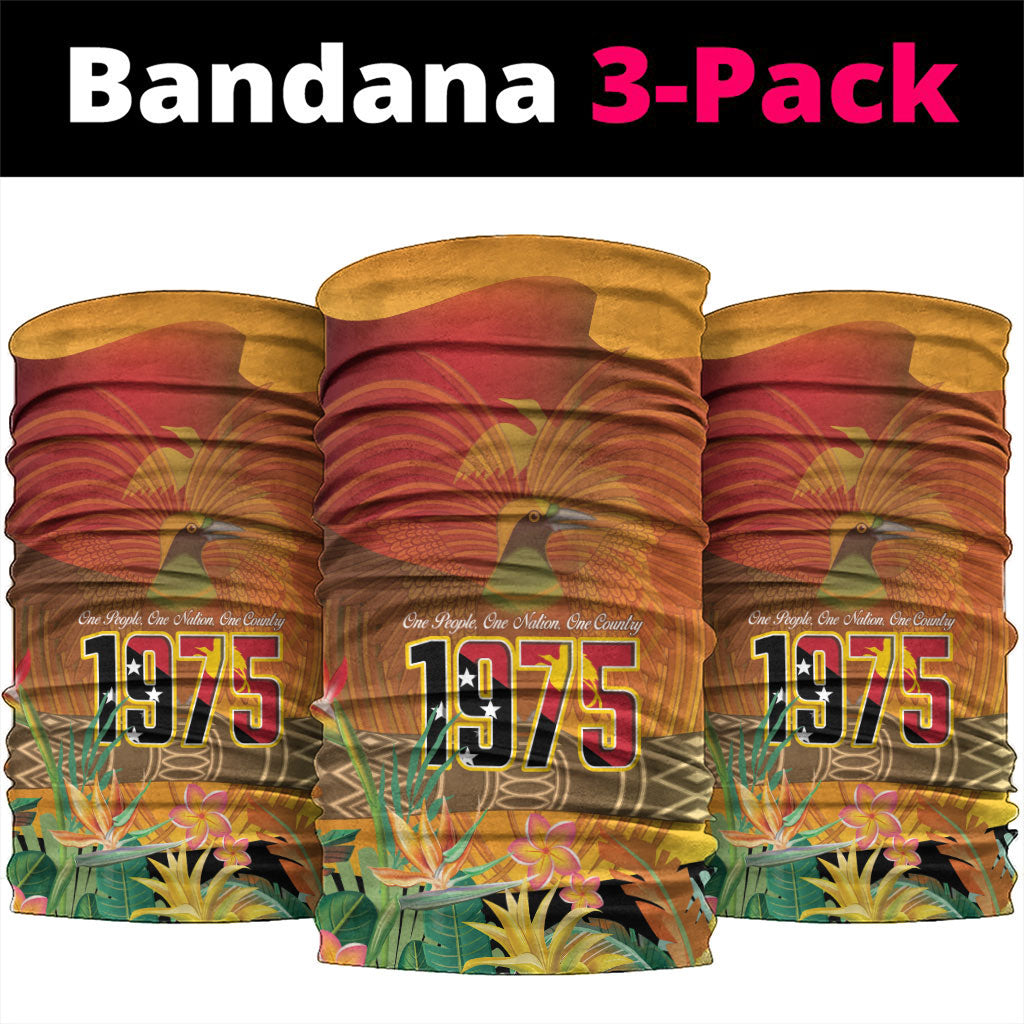 Papua New Guinea Independence Day Neck Gaiter One People One Nation One Country LT14 package One Size: 25*50cm Multicolor - Polynesian Pride