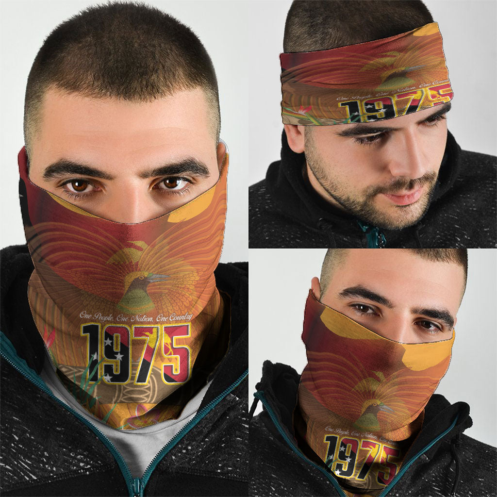 Papua New Guinea Independence Day Neck Gaiter One People One Nation One Country LT14 - Polynesian Pride