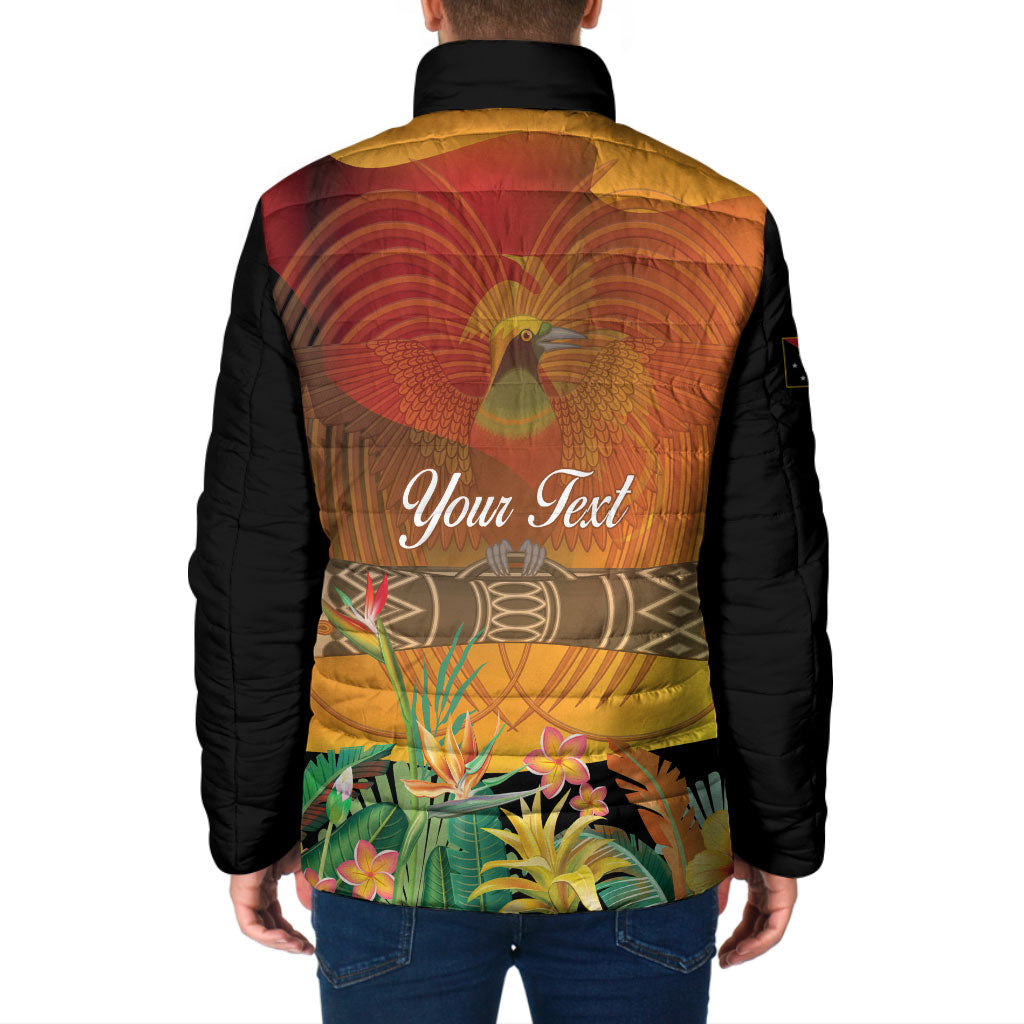 Personalised Papua New Guinea Independence Day Padded Jacket One People One Nation One Country LT14 - Polynesian Pride