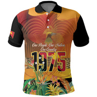 Personalised Papua New Guinea Independence Day Polo Shirt One People One Nation One Country LT14 Multicolor - Polynesian Pride