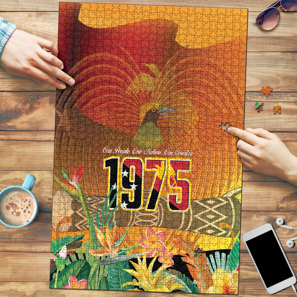 Papua New Guinea Independence Day Puzzle One People One Nation One Country LT14 Multicolor - Polynesian Pride
