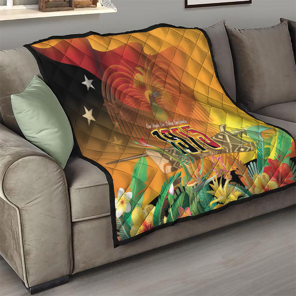 Papua New Guinea Independence Day Quilt One People One Nation One Country LT14 - Polynesian Pride