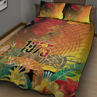 Papua New Guinea Independence Day Quilt Bed Set One People One Nation One Country LT14 - Polynesian Pride