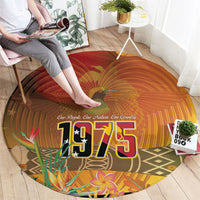 Papua New Guinea Independence Day Round Carpet One People One Nation One Country LT14 - Polynesian Pride