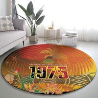 Papua New Guinea Independence Day Round Carpet One People One Nation One Country LT14 - Polynesian Pride