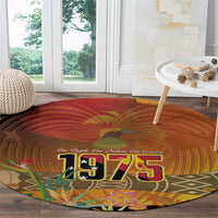 Papua New Guinea Independence Day Round Carpet One People One Nation One Country LT14 - Polynesian Pride