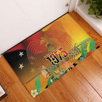Papua New Guinea Independence Day Rubber Doormat One People One Nation One Country LT14 - Polynesian Pride