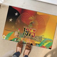 Papua New Guinea Independence Day Rubber Doormat One People One Nation One Country LT14 - Polynesian Pride