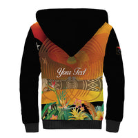 Personalised Papua New Guinea Independence Day Sherpa Hoodie One People One Nation One Country LT14 - Polynesian Pride