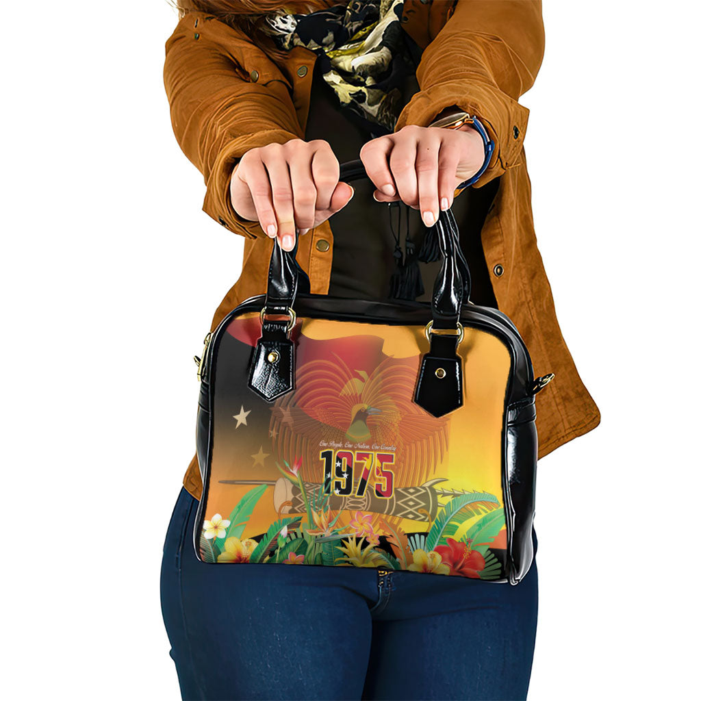 Papua New Guinea Independence Day Shoulder Handbag One People One Nation One Country LT14 One Size Multicolor - Polynesian Pride