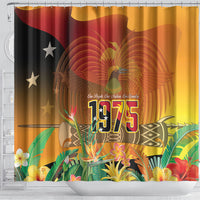Papua New Guinea Independence Day Shower Curtain One People One Nation One Country LT14 - Polynesian Pride
