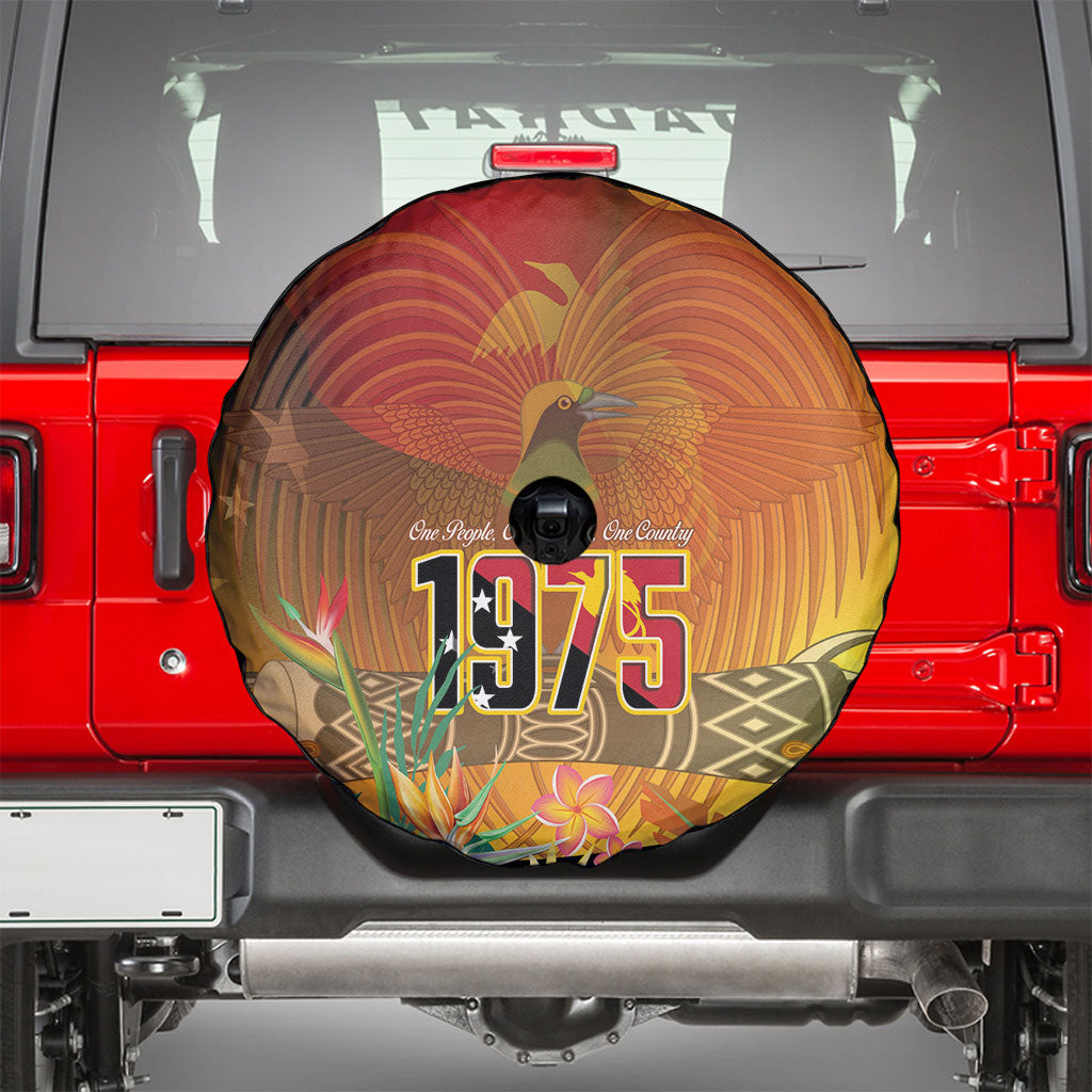 Papua New Guinea Independence Day Spare Tire Cover One People One Nation One Country LT14 - Polynesian Pride