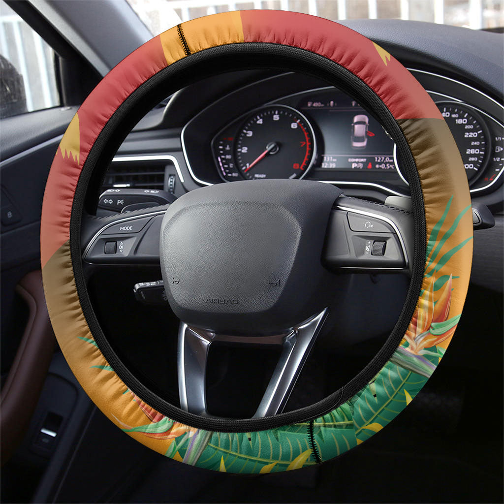 Papua New Guinea Independence Day Steering Wheel Cover One People One Nation One Country LT14 - Polynesian Pride