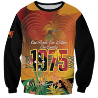 Personalised Papua New Guinea Independence Day Sweatshirt One People One Nation One Country LT14 Unisex Multicolor - Polynesian Pride