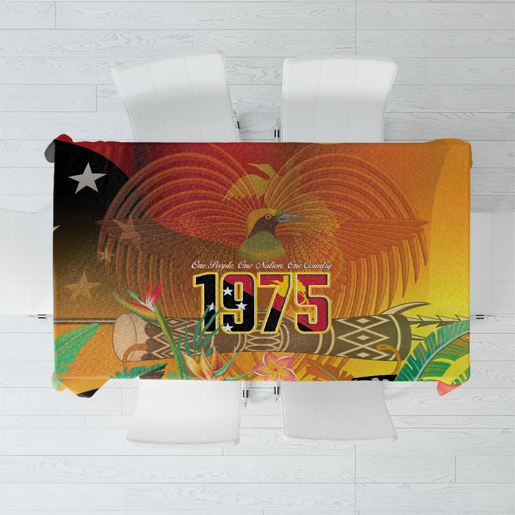 Papua New Guinea Independence Day Tablecloth One People One Nation One Country LT14 Multicolor - Polynesian Pride