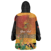 Personalised Papua New Guinea Independence Day Wearable Blanket Hoodie One People One Nation One Country LT14 - Polynesian Pride