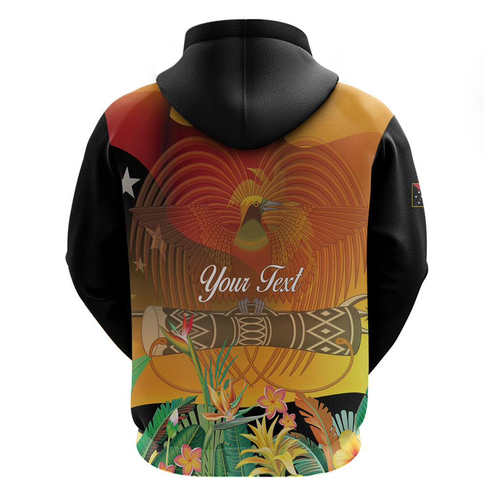 Personalised Papua New Guinea Independence Day Zip Hoodie One People One Nation One Country LT14 - Polynesian Pride