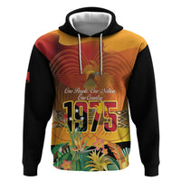 Personalised Papua New Guinea Independence Day Zip Hoodie One People One Nation One Country LT14 Pullover Hoodie Multicolor - Polynesian Pride