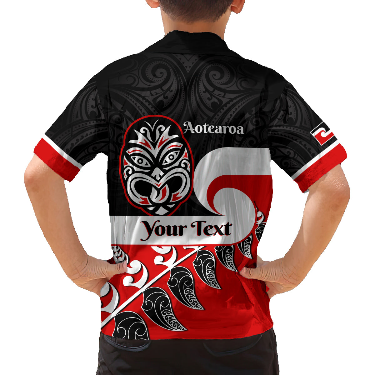 Personalised Te Reo Maori New Zealand Family Matching Summer Maxi Dress and Hawaiian Shirt Kia Haka Maori Fern With Tino Rangatiratanga LT14 - Polynesian Pride