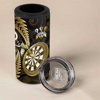 New Zealand Darts 4 in 1 Can Cooler Tumbler Happiness Is A Tight Threesome Maori Gold LT14 - Polynesian Pride