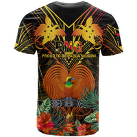 Papua New Guinea Southern Highlands Province T Shirt Papua Niugini Coat Of Arms With Flag Style LT14 - Polynesian Pride