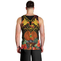 Papua New Guinea Manus Province Men Tank Top Papua Niugini Coat Of Arms With Flag Style LT14 - Polynesian Pride