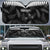 Custom New Zealand Silver Fern Football Auto Sun Shade Go Aotearoa Grunge Black - Polynesian Pride