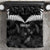Custom New Zealand Silver Fern Football Bedding Set Go Aotearoa Grunge Black - Polynesian Pride