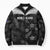 Custom New Zealand Silver Fern Football Bomber Puffer Jacket Go Aotearoa Grunge Black - Polynesian Pride