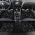 Custom New Zealand Silver Fern Football Car Mats Go Aotearoa Grunge Black - Polynesian Pride