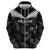 Custom New Zealand Silver Fern Football Hoodie Go Aotearoa Grunge Black - Polynesian Pride