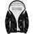 Custom New Zealand Silver Fern Football Sherpa Hoodie Go Aotearoa Grunge Black - Polynesian Pride