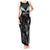 Custom New Zealand Silver Fern Football Tank Maxi Dress Go Aotearoa Grunge Black - Polynesian Pride