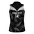 Custom New Zealand Silver Fern Football Women Sleeveless Polo Shirt Go Aotearoa Grunge Black - Polynesian Pride